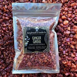 Ginger Ghoul Sizzling Room Salt Crystal Potpourri: Ginger Amber Oatmilk Scent